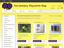 Tablet Screenshot of playcentreshop.co.nz